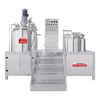 LIENM Cosmetic facial cream mixer gel lotion making machine